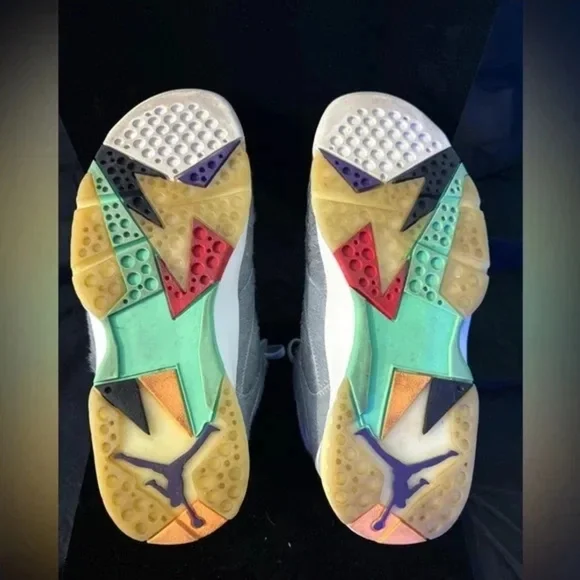 Nike Air Jordan 7 Retro SE "Hare" Bugs Bunny Shoes CT8528-002 Men's Size 8.5 - Picture 9 of 14